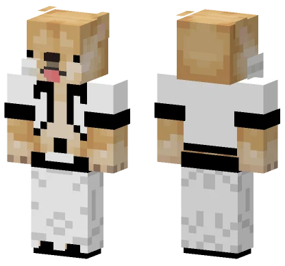 Shiba Inu Dog Minecraft skin