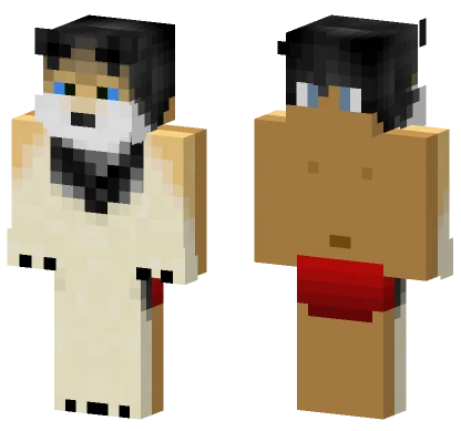 Shiba Inu Pup Minecraft skin