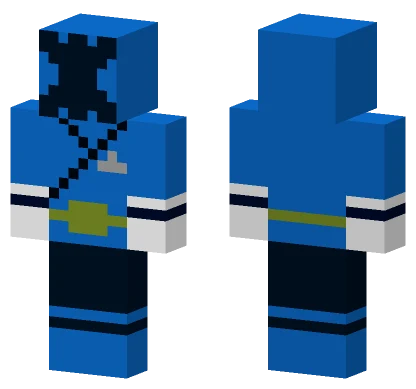 Shinkenger Blue Minecraft skin
