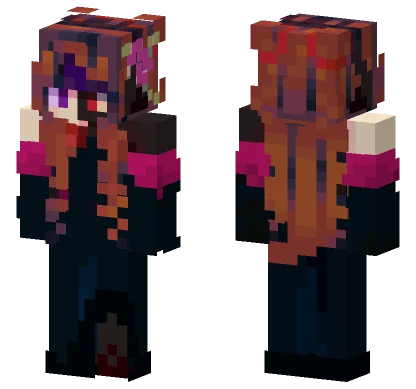 Shiny Girl Minecraft skin