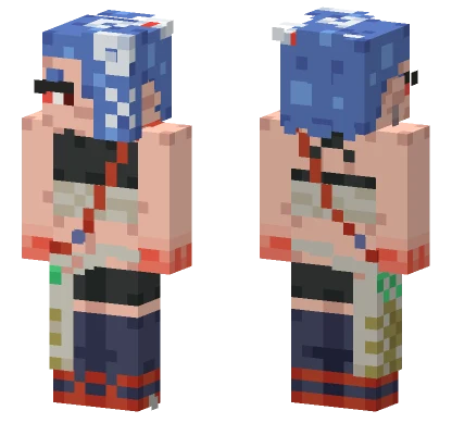 Shiver Splatoon Raiders Minecraft skin