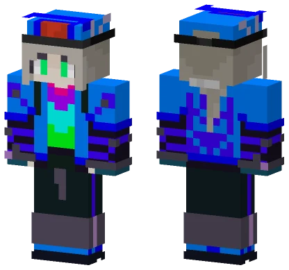 Shockwave Suit Girl Minecraft skin