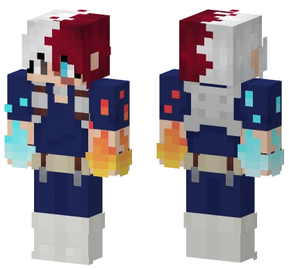 Shoto My Hero Academia Minecraft skin