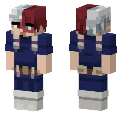 Shoto Todoroki Minecraft skin
