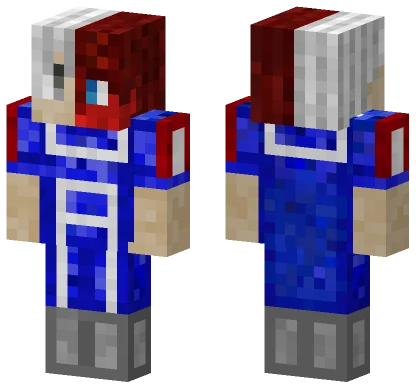 Shoto Todoroki Minecraft skin
