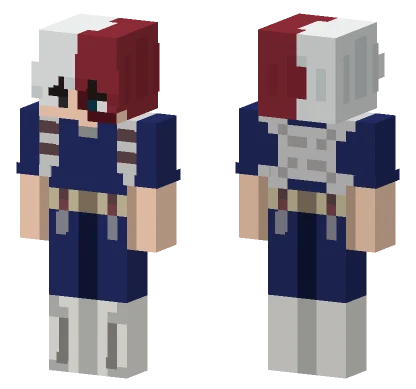Shoto Todoroki My Hero Academia Minecraft skin