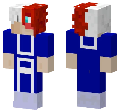 Shouto Todoroki Minecraft skin