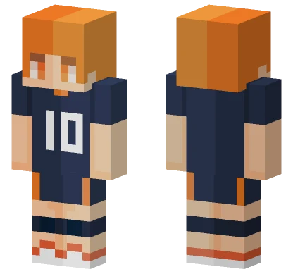 Shoyo Hinata Haikyu Minecraft skin