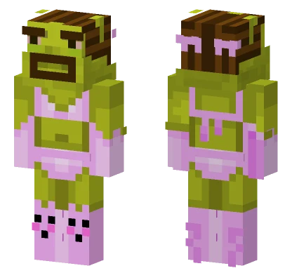Shrek Dog Minecraft skin