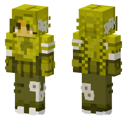 Shrek Green Girl Minecraft skin