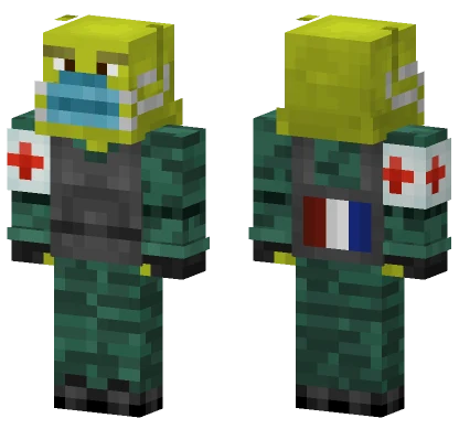 Shrek Medic With Mask Minecraft skin