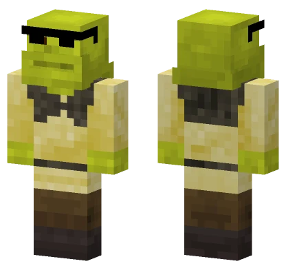 Shrek With Sunglasses Minecraft skin