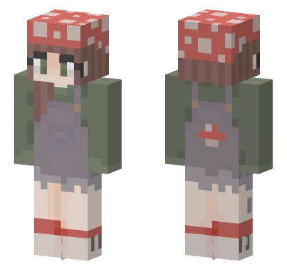 Shroom Girl Minecraft skin
