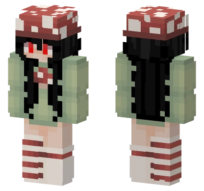 Shrooms Girl Minecraft skin