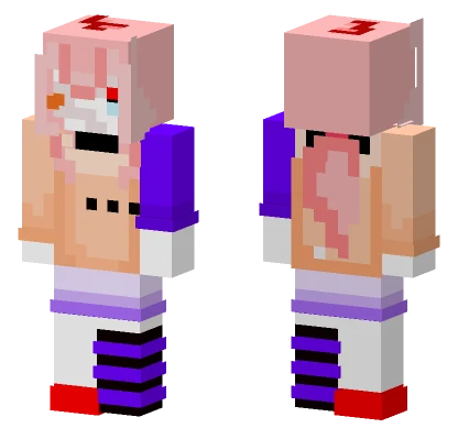 Shy Protagonist Skin Minecraft skin