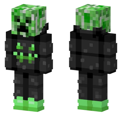Sick Creeper Minecraft skin