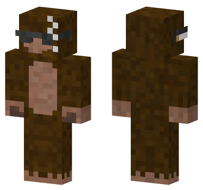 Sidesquatch Minecraft skin