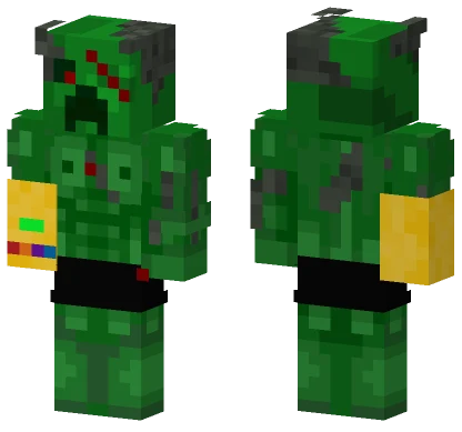 Sigma Robot Creeper Minecraft skin