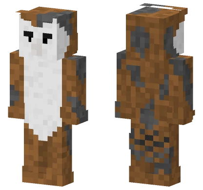 Signature Barn Owl Minecraft skin