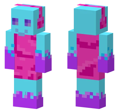 Silly Blue Creature Minecraft skin