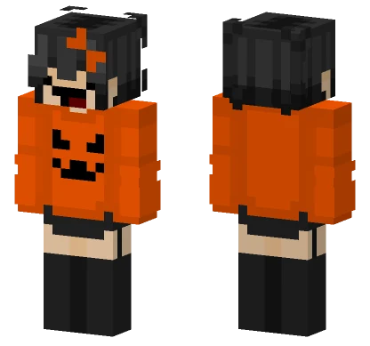 Silly Halloween Girl Minecraft skin