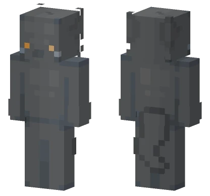 Silver CE Minecraft skin