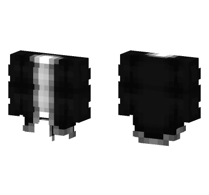 Simple Black Coat White Shirt Minecraft skin