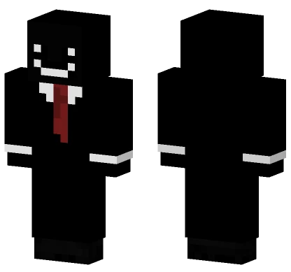 Simple Black Suit Minecraft skin
