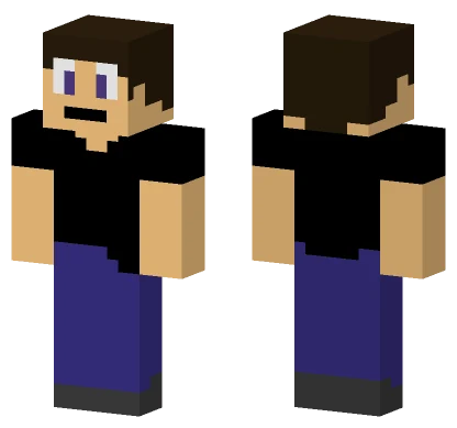 Simple Blue Hoodie Minecraft skin