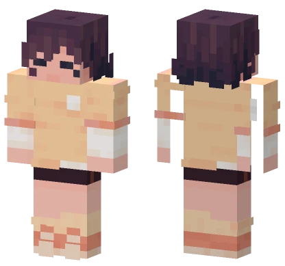 Simple Brown Hair Minecraft skin