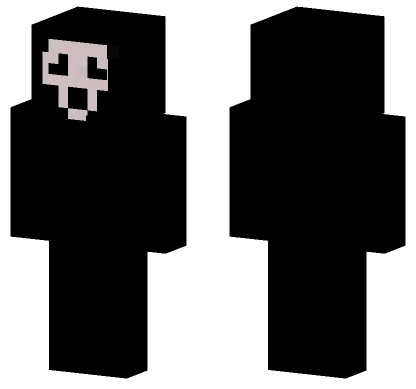 Simple Ghostface Minecraft skin