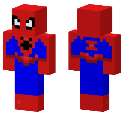 Simple Spiderman Minecraft skin