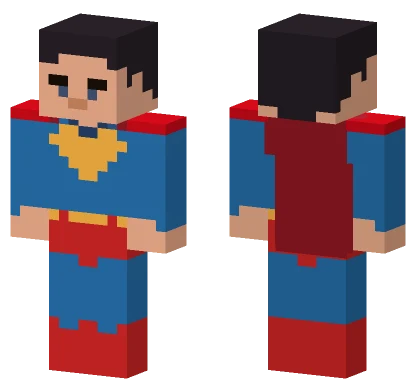 Simple Superman Skin Minecraft skin