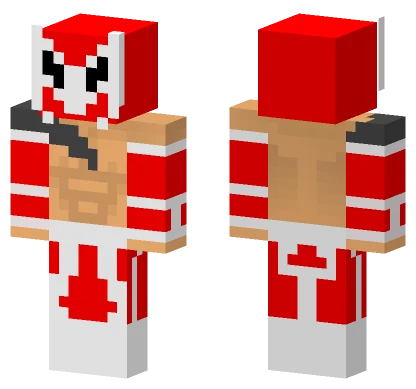 Sincarared Red Boxer Minecraft skin