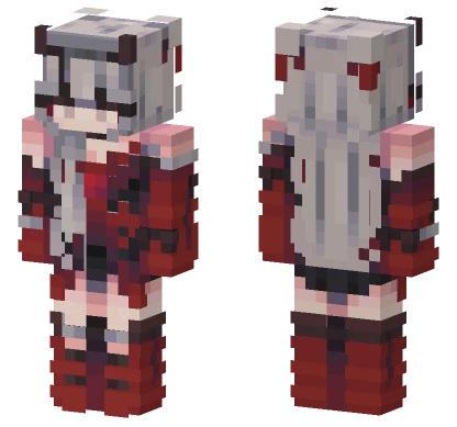 Sinister Red Outfit Minecraft skin