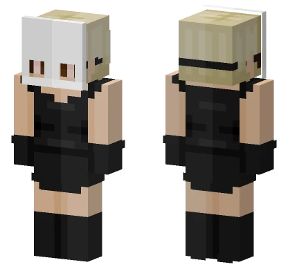Sister Masked Girl Minecraft skin