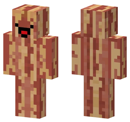 Sizzling Bacon Strips Minecraft skin