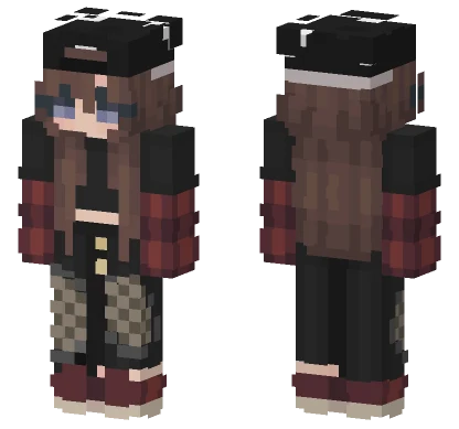 Skatergirl Minecraft skin