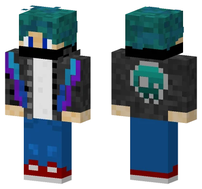 Skeather Jacket Boy Minecraft skin