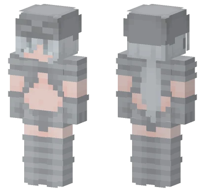 Skeleton Girl Minecraft skin