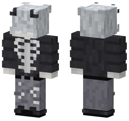 Skeleton Hoodie Minecraft skin