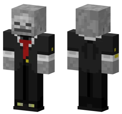 Skeleton In A Suit III Minecraft skin