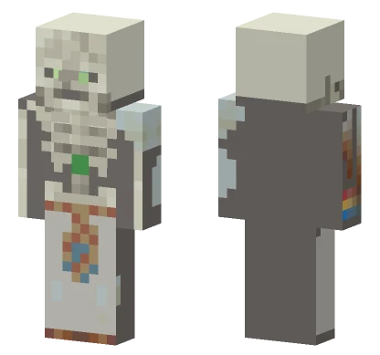 Skeleton Warrior Minecraft skin