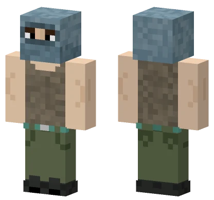 Ski Mask Guy Minecraft skin