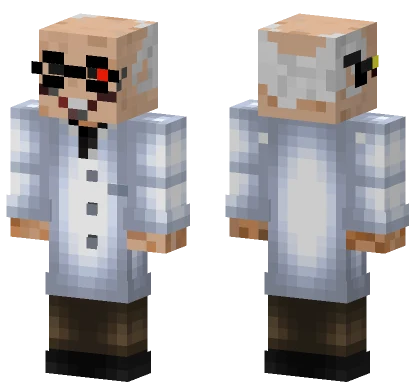 Skibidi Scientist Human Minecraft skin