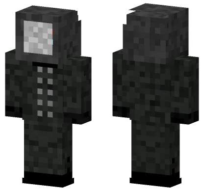 Skibidi Toilet TV Man Minecraft skin