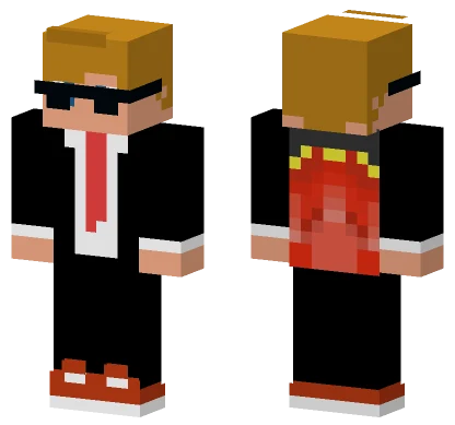 Skiddzie The Youtuber Minecraft skin