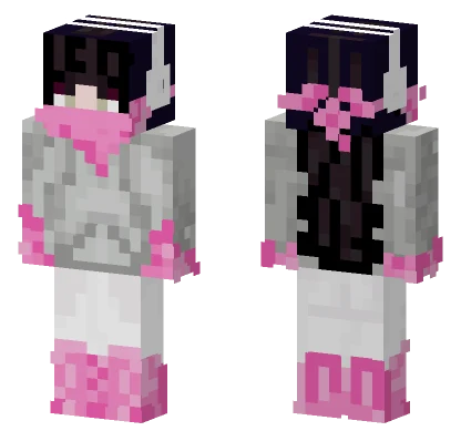 Skimask Girl Minecraft skin