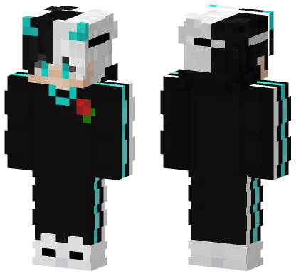 Skin Darling Remastered Blue Minecraft skin