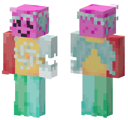 Skittles B Minecraft skin